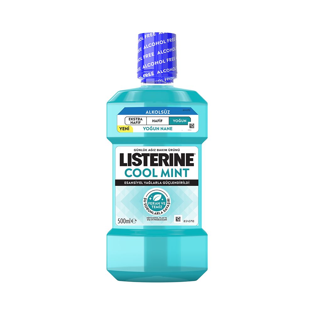 Listerine Cool Mint Yoğun Tat Ağız Bakım Suyu 500 Ml