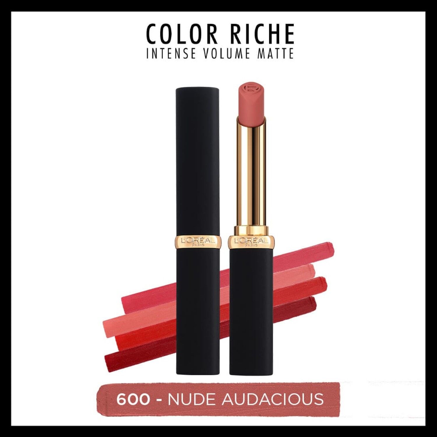 L'Oréal Paris Color Riche Colors of Worth Intense Volume Matte Ruj - 600 Nude Audacious