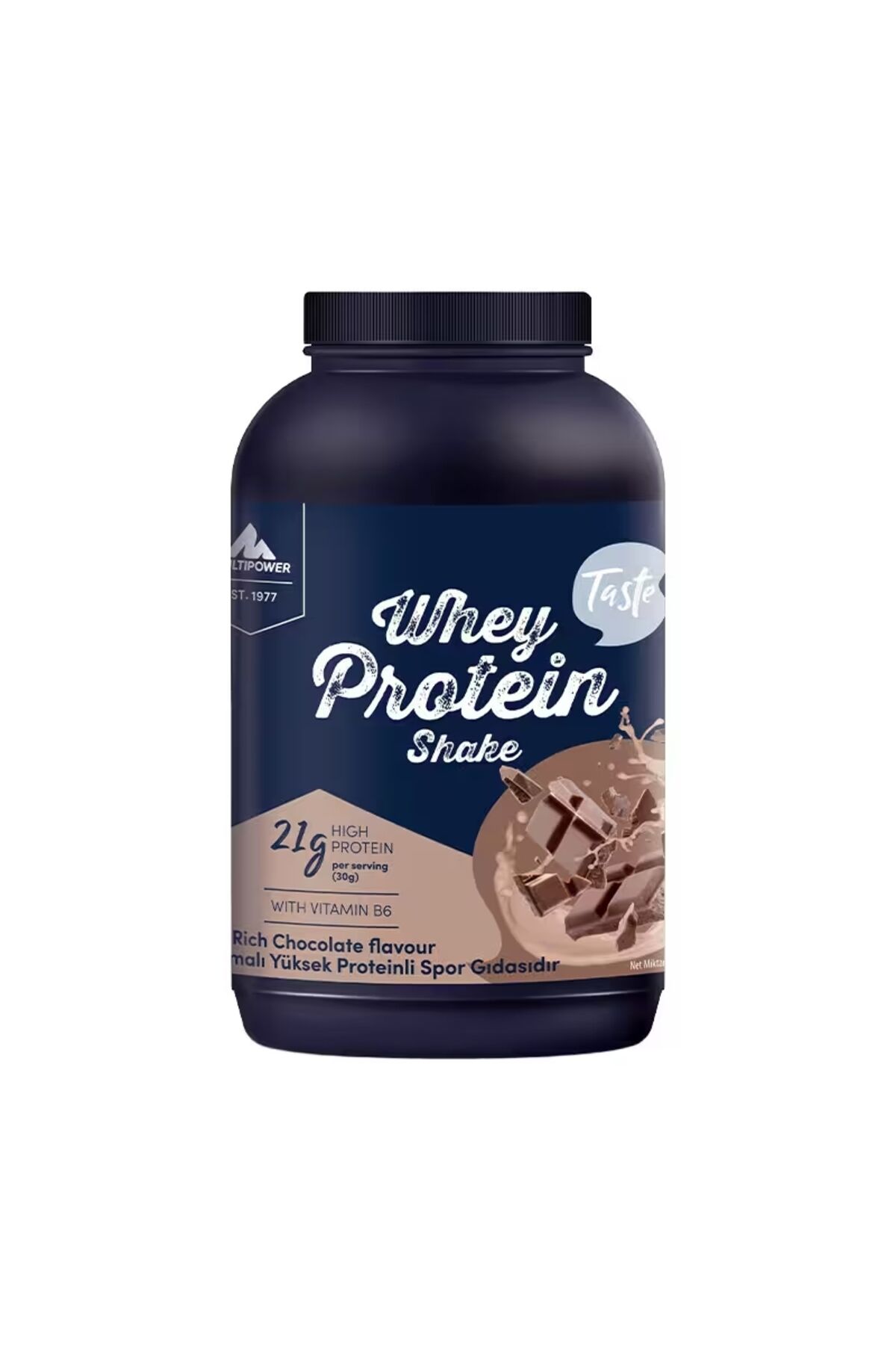 Multipower Whey Protein Çikolata Aromalı Protein Tozu 900 Gr