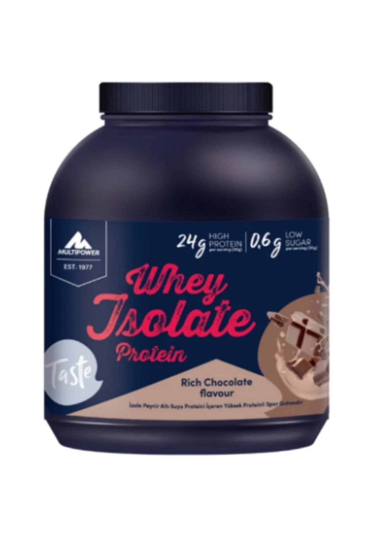 Multipower %100 Whey Isolate Protein 2000 Gr - Çikolata Aromalı Izole Whey Protein