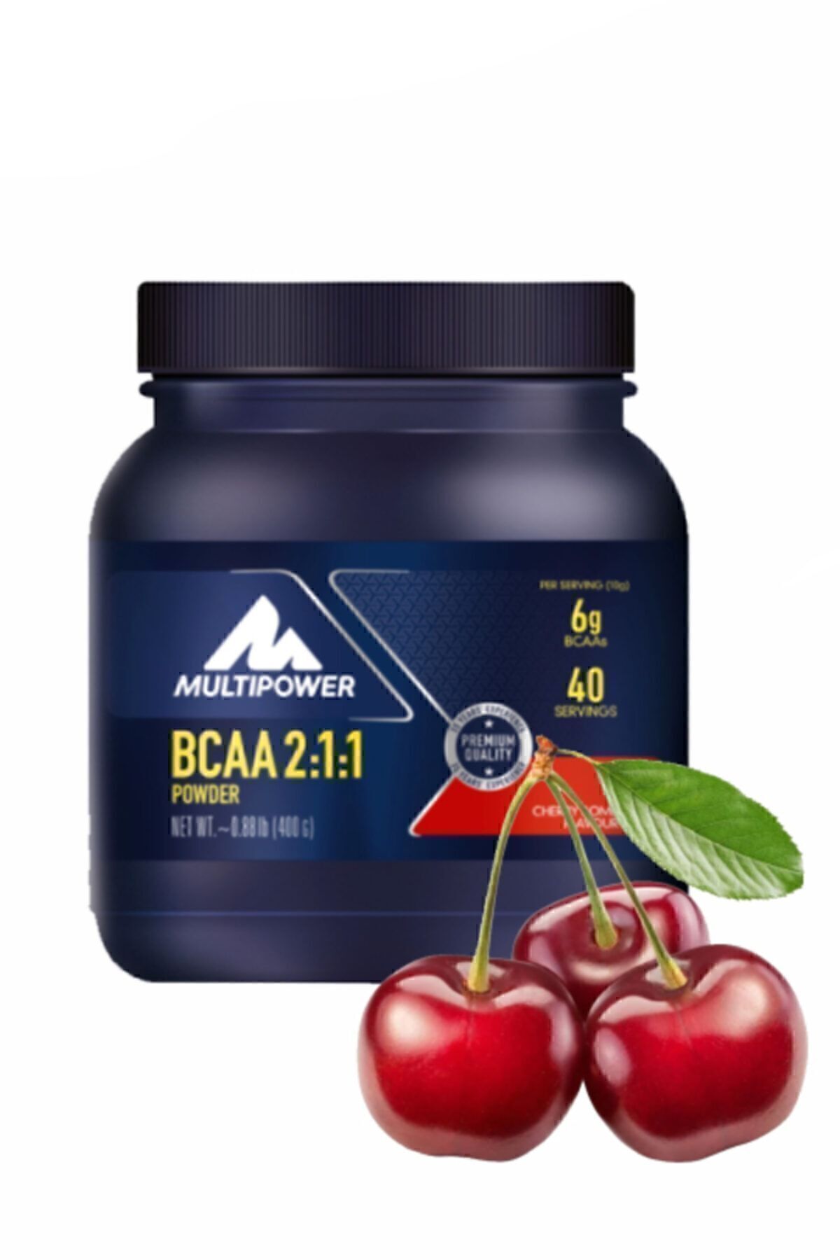 Multipower Bcaa Powder 400 Gr Kiraz Aromalı Amino Bcaa Glutamin Protein Karbonhidrat Gain