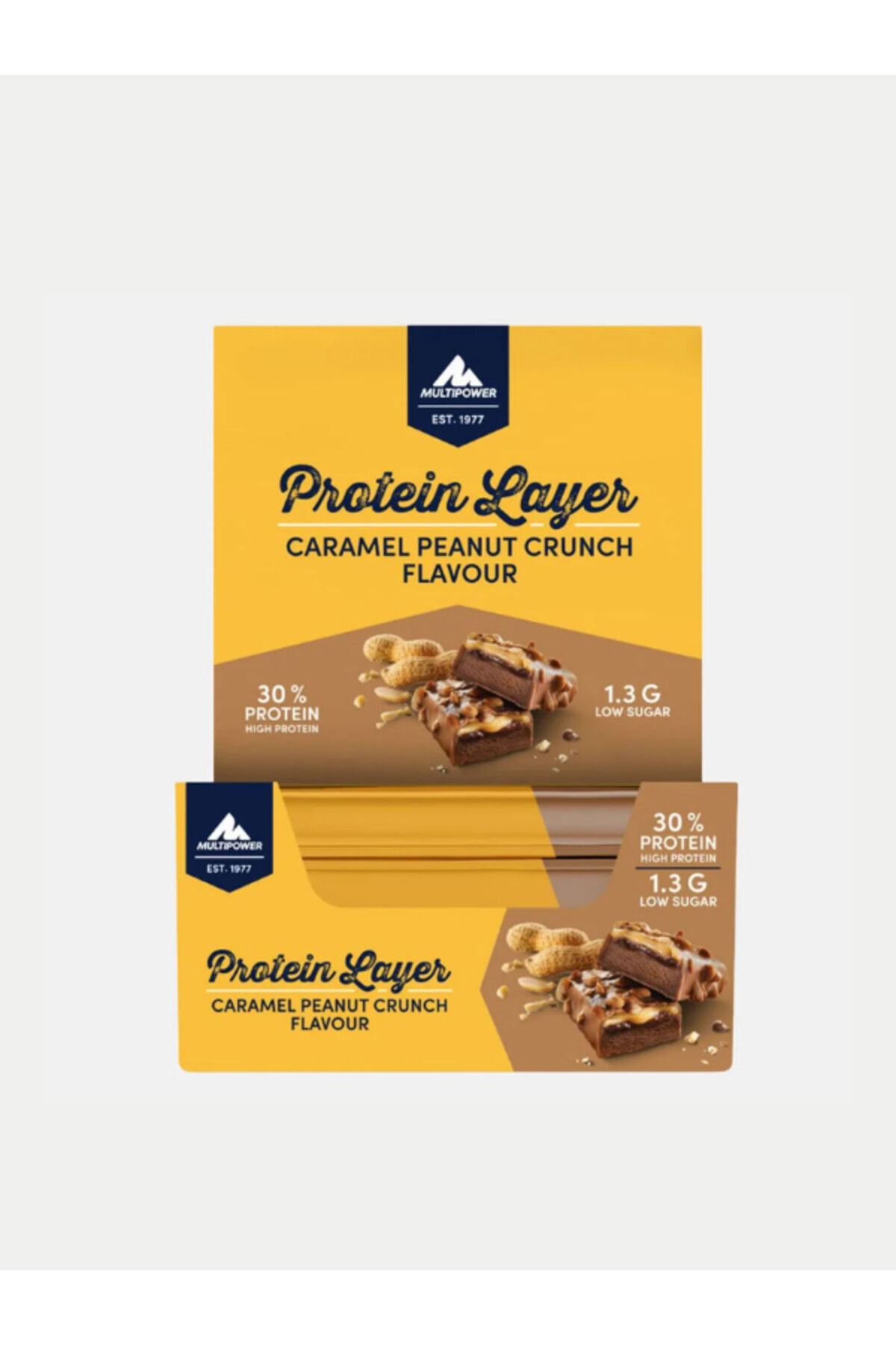 Multipower Protein Layer Yerfıstıklı & Karemelli Bar 18 Adet