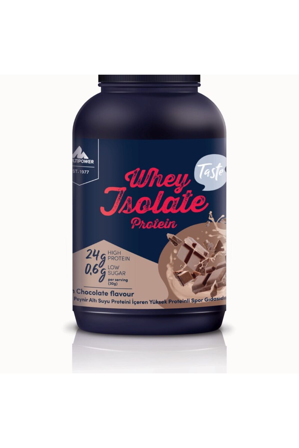 Multipower Whey Isolate İzole Protein 900 gr Çikolata Aromalı