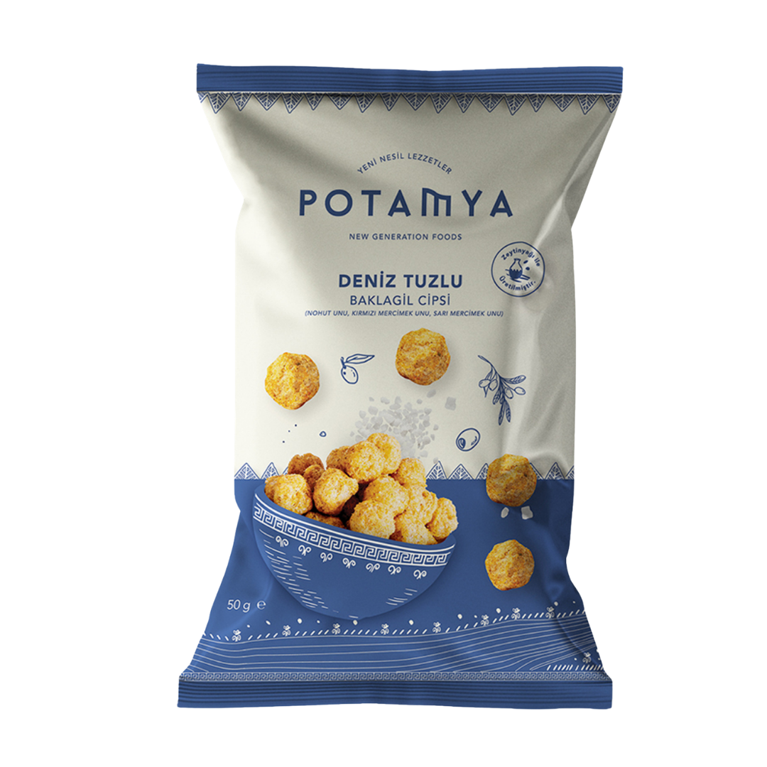 POTAMYA Deniz Tuzlu Baklagil Cipsi 50g