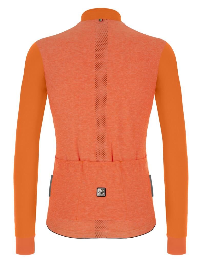 Santini Colore Puro Erkek Termal Kışlık Bisiklet Forması 2W216075RCOLORPUR0 3006011298_TURUNCU