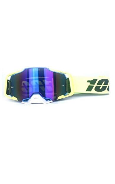 %100 Armega T16 Sarı Goggle