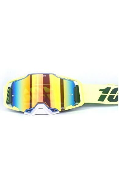 %100 Armega T17 Sarı Goggle