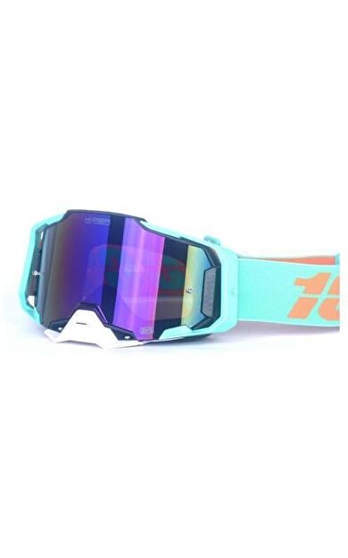 %100 Armega T18 Turkuaz Goggle