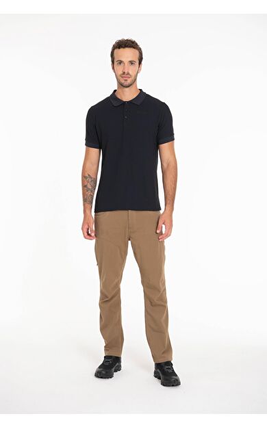 2AS Teal Polo Yaka Erkek Tişört Siyah
