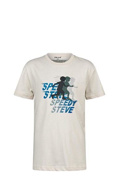 2AS Aja Çocuk Baskılı T-Shirt Kum 210