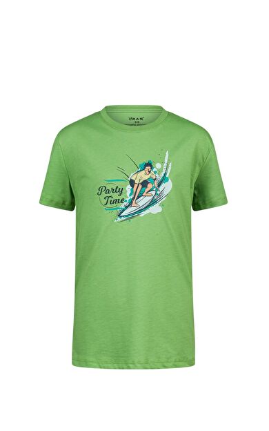 2AS Aja Çocuk Baskılı T-Shirt Yeşil 216
