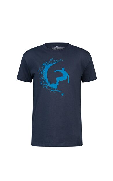 2AS Aja Çocuk Baskılı T-Shirt Lacivert 220