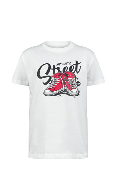 2AS Aja Çocuk Baskılı T-Shirt 221 2ASAJABAFB2210