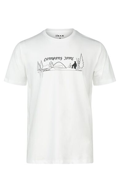 2AS Alex Baskılı Erkek Sıfır Yaka T-Shirt 2ASALEXBASK170