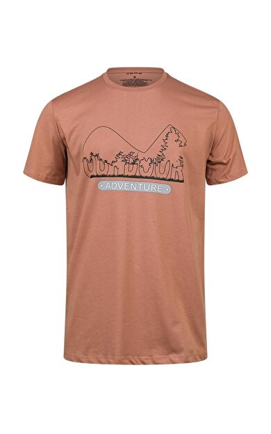 2AS Alex Baskılı Erkek Sıfır Yaka T-Shirt 016 2ASALEXBASK16088