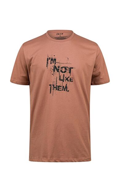 2AS Alex Baskılı Erkek Sıfır Yaka T-Shirt 035 2ASALEXBASK35088