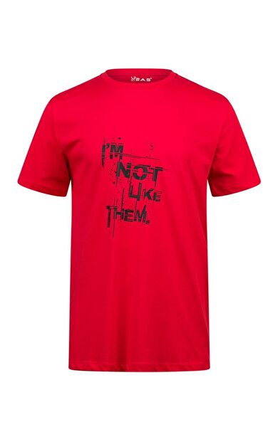 2AS Alex Baskılı Erkek Sıfır Yaka T-Shirt 035 2ASALEXBASK3515Q