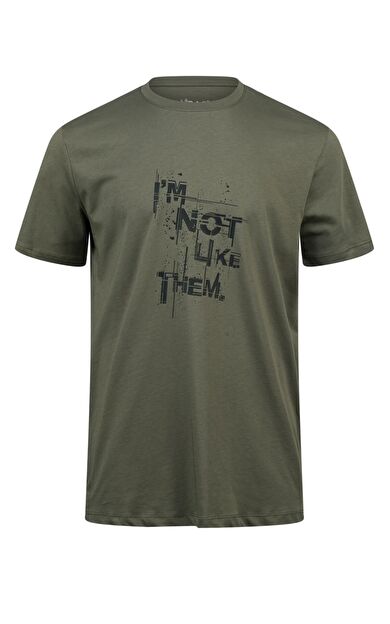 2AS Alex Baskılı Erkek Sıfır Yaka T-Shirt 035 2ASALEXBASK3521417