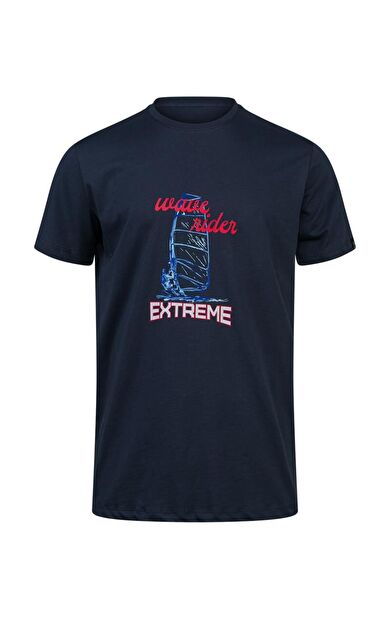 2AS Alex Baskılı Erkek Sıfır Yaka T-Shirt 042 2ASALEXBASK420335