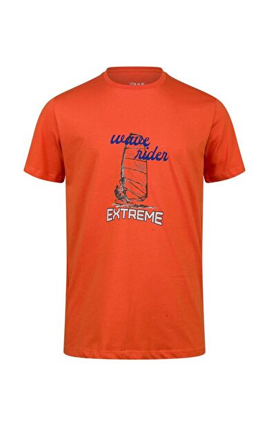 2AS Alex Baskılı Erkek Sıfır Yaka T-Shirt 042 2ASALEXBASK420450