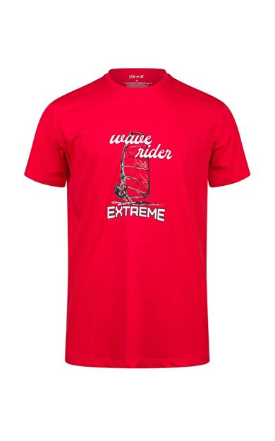 2AS Alex Baskılı Erkek Sıfır Yaka T-Shirt 042 2ASALEXBASK4215Q