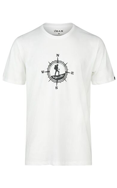 2AS Alex Baskılı Erkek Sıfır Yaka T-Shirt 2ASALEXBASK210