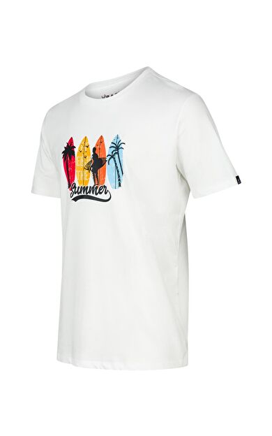 2AS Alex Baskılı Erkek Sıfır Yaka T-Shirt 2ASALEXBASK440