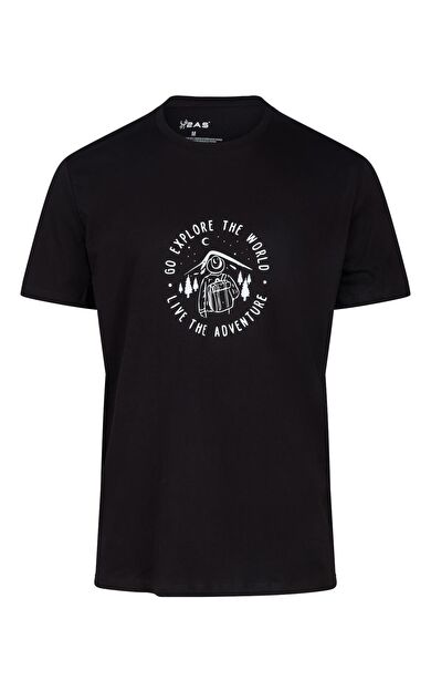 2AS Alex Baskılı Erkek Sıfır Yaka T-Shirt 2ASALEXBASK140924