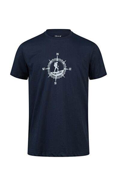 2AS Alex Baskılı Erkek Sıfır Yaka T-Shirt 2ASALEXBASK210335