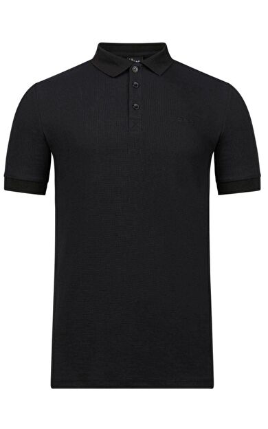 2AS Aluna Polo Yaka T-Shirt Siyah