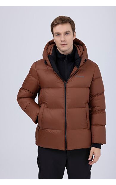 2AS Angelo Erkek Down Ceket Kahverengi