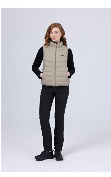 2AS Azure Kadın Down Yelek Yeşil