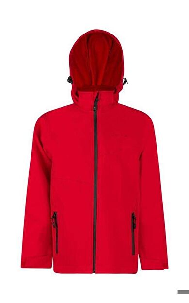 2AS Bauer İnce Softshell Çocuk Mont Kırmızı