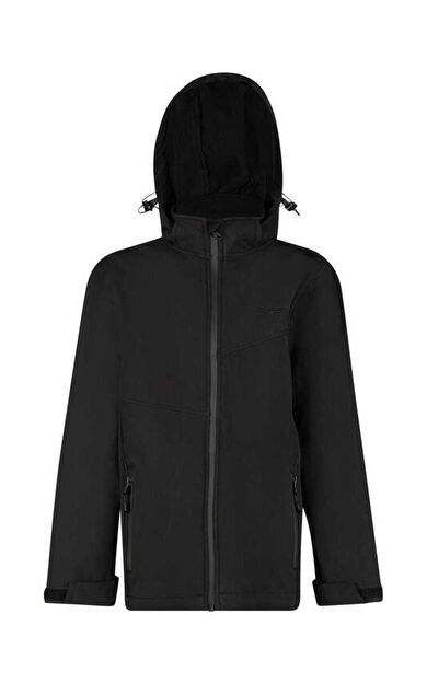 2AS Bauer İnce Softshell Çocuk Mont Siyah