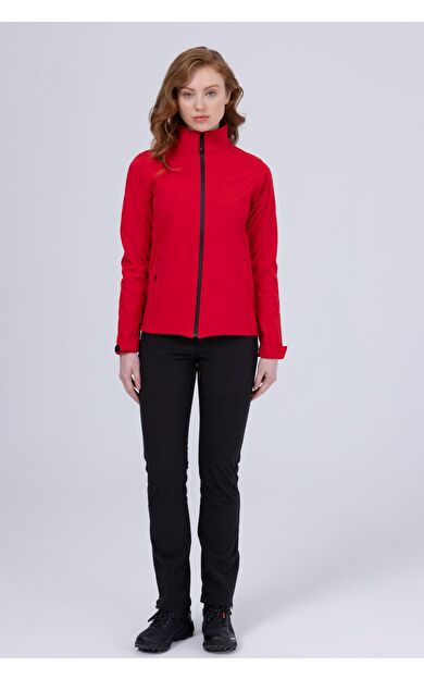 2AS Bianca İnce Softshell Kadın Ceket Kırmızı