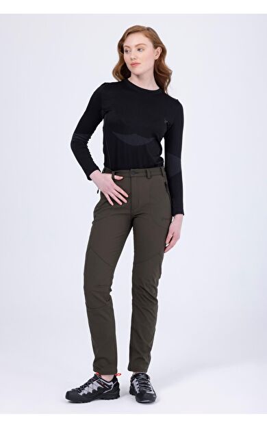 2AS Bosie İnce Softshell Kadın Pantolon Haki