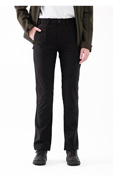 2AS Bosie İnce Softshell Kadın Pantolon Siyah