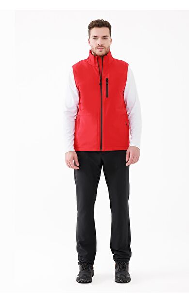 2AS Bowen İnce Softshell Unısex Yelek Kırmızı