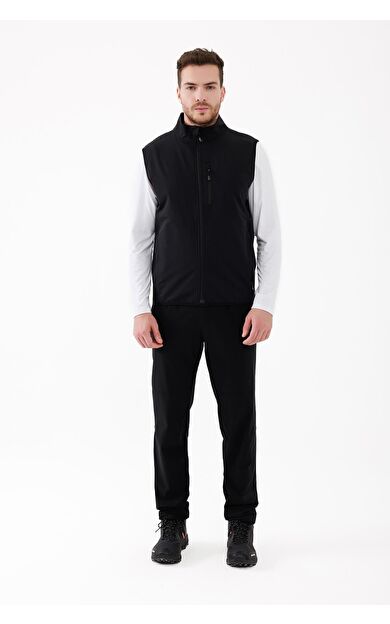 2as Bowen İnce Softshell Unısex Yelek Siyah