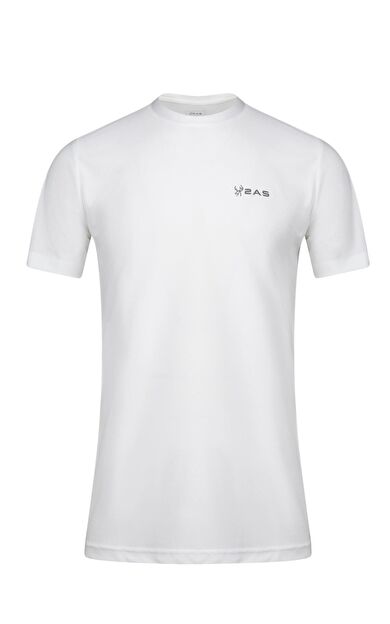 2AS Capri Sıfır Yaka  T-Shirt Beyaz
