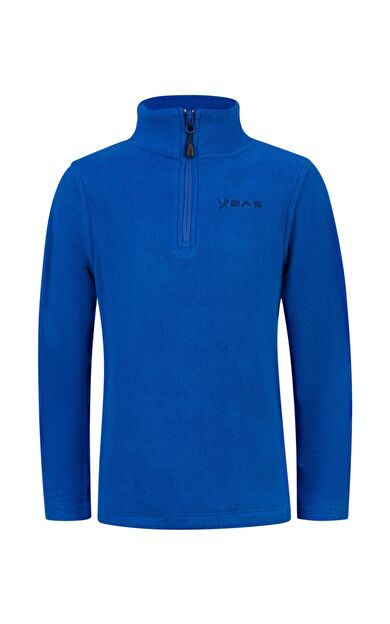 2AS Clara Çocuk Yarım Fermuarlı İnce Polar Sweatshirt 2ASCLAMFBFW240336