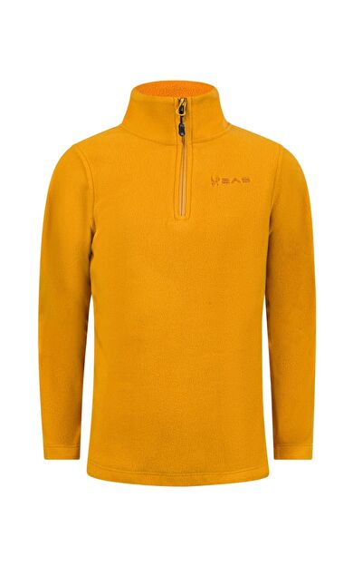 2AS Clara Çocuk Yarım Fermuarlı İnce Polar Sweatshirt 2ASCLAMFBFW24HRD