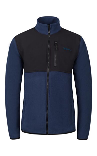 2AS Cliff Erkek Parçalı İnce Polar Sweatshirt Lacivert