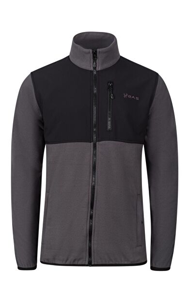 2AS Cliff Erkek Parçalı İnce Polar Sweatshirt Antrasit