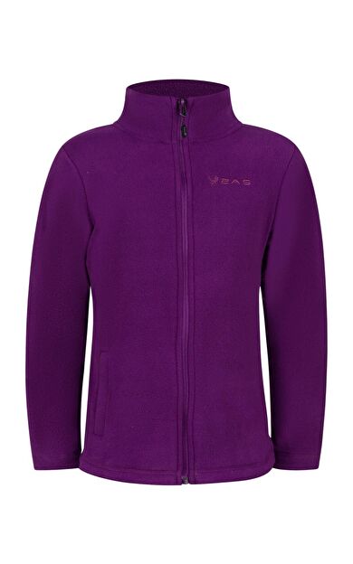 2AS Crystal Çocuk Tam Fermuarlı İnce Polar Sweatshirt 2ASCRYMFBFW240LH