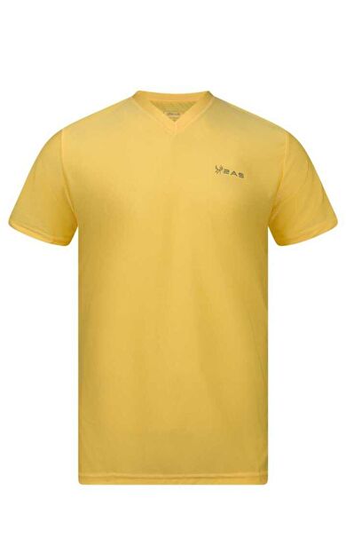 2AS Elba V Yaka T-shirt Sarı