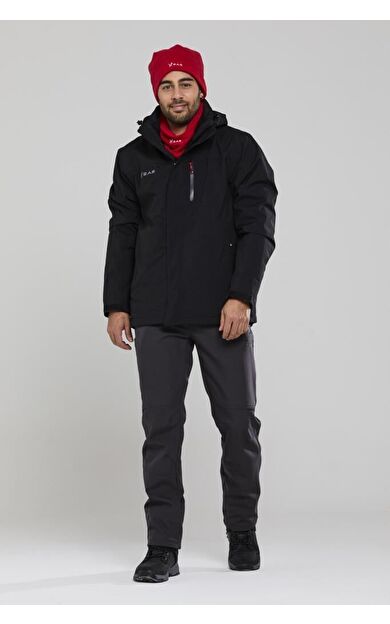 2as Elbruz 3in1 Erkek Ceket Siyah