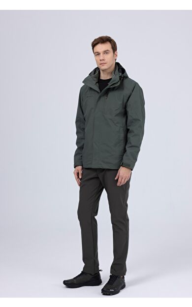 2AS Elbruz Erkek 3 in 1 Ceket Mont SAGE / GREEN