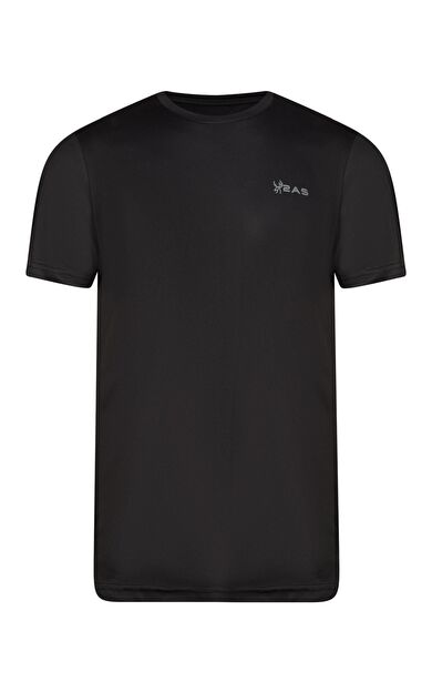 2AS Fiji Sıfır Yaka Tişört Siyah