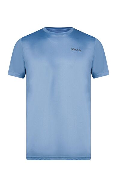 2AS Fiji Sıfır Yaka Tişört Mavi